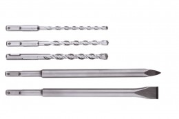 Metabo SDS-plusdrillbit/chiselset,SP-5 pce £22.95